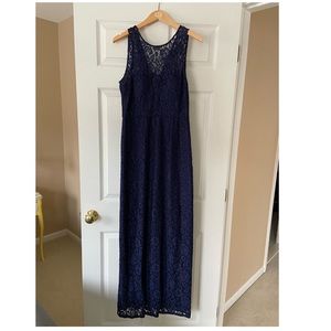 Donna Morgan Harper Bridesmaid Dress - Indigo
